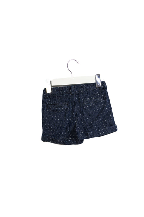 A Navy Shorts from Bout'Chou in size 3-6M for girl. (Back View)