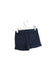 A Navy Shorts from Bout'Chou in size 3-6M for girl. (Back View)