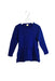 A Blue Sweater Dresses from Crewcuts in size 2T for girl. (Front View)