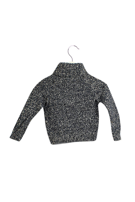 A Navy Knit Sweaters from Crewcuts in size 3T for girl. (Back View)