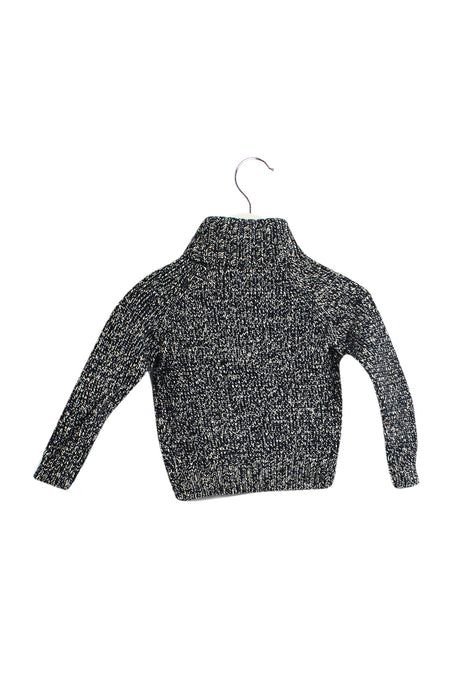 A Navy Knit Sweaters from Crewcuts in size 3T for girl. (Back View)