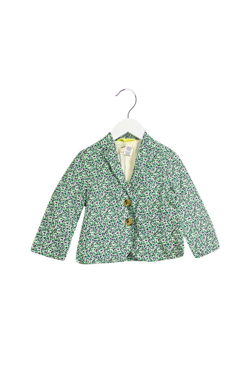 A Green Blazers from Crewcuts in size 3T for girl. (Front View)