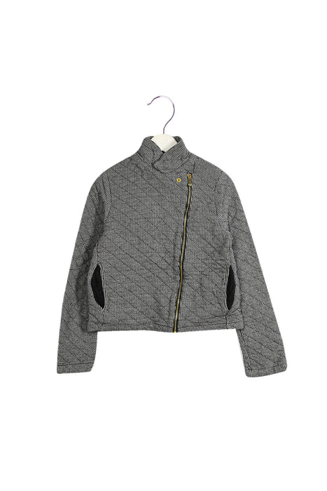 A Black Lightweight Jackets from Petit Bateau in size 10Y for girl. (Front View)