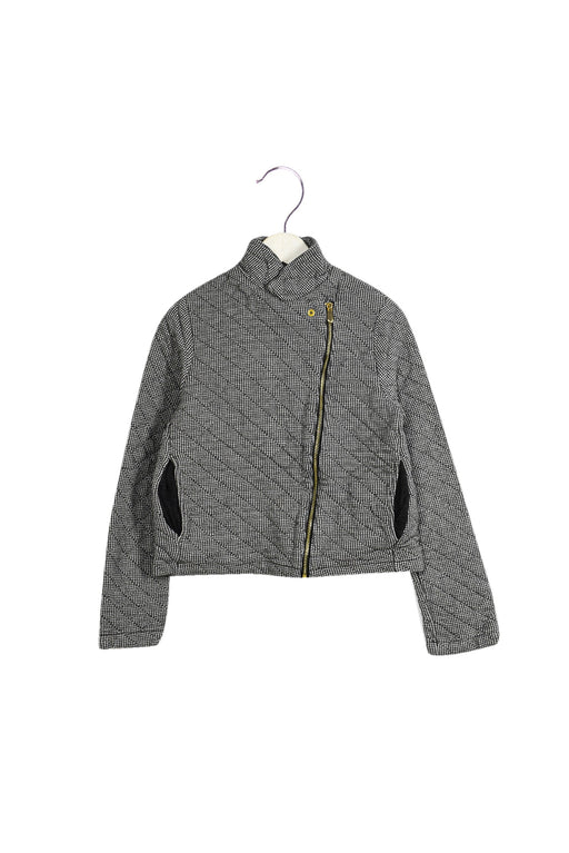 A Black Lightweight Jackets from Petit Bateau in size 10Y for girl. (Front View)