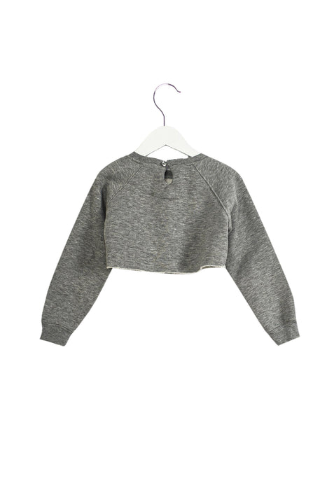 A Grey Long Sleeve Tops from Microbe by Miss Grant in size 4T for girl. (Back View)