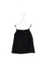 A Black Sleeveless Tops from Velveteen in size 2T for girl. (Front View)