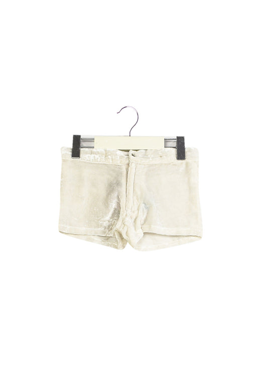 A Silver Shorts from Velveteen in size 3T for girl. (Front View)