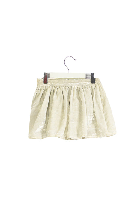 A Silver Short Skirts from Velveteen in size 3T for girl. (Back View)