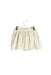 A Silver Short Skirts from Velveteen in size 3T for girl. (Back View)