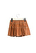A Brown Short Skirts from Velveteen in size 4T for girl. (Back View)