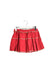 A Red Short Skirts from Velveteen in size 4T for girl. (Front View)