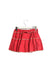 A Red Short Skirts from Velveteen in size 4T for girl. (Back View)