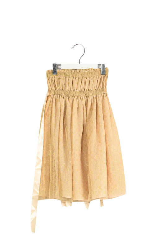A Gold Sleeveless Dresses from TALC in size 4T for girl. (Front View)