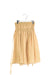 A Gold Sleeveless Dresses from TALC in size 4T for girl. (Front View)