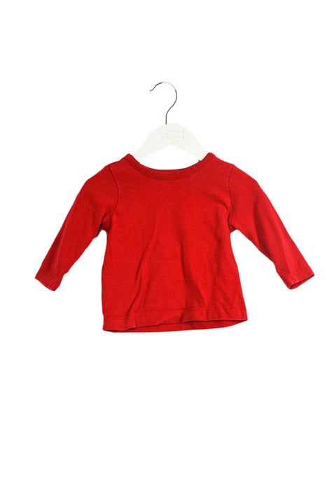 A Red Long Sleeve Tops from Hanna Andersson in size 3-6M for neutral. (Front View)