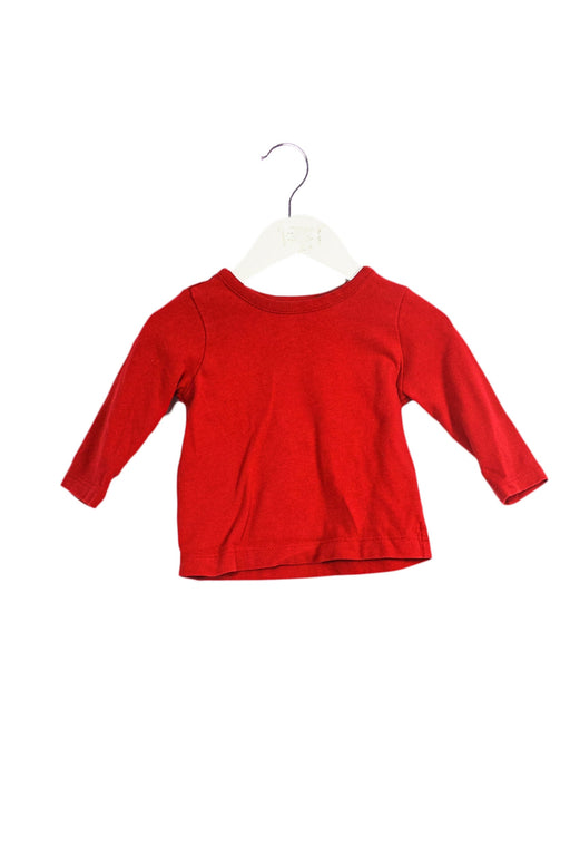 A Red Long Sleeve Tops from Hanna Andersson in size 3-6M for neutral. (Front View)