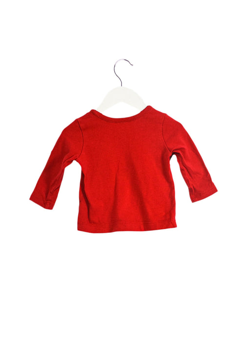 A Red Long Sleeve Tops from Hanna Andersson in size 3-6M for neutral. (Back View)