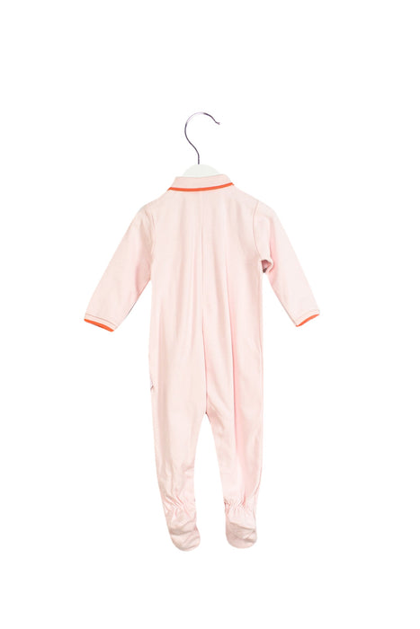 A Pink Long Sleeve Jumpsuits from Boss in size 6-12M for girl. (Back View)