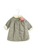 A Grey Coats from Nanos in size 6-12M for girl. (Front View)
