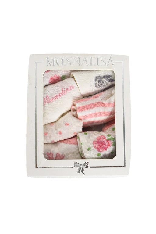 A White Socks from Monnalisa in size 0-3M for girl. (Front View)