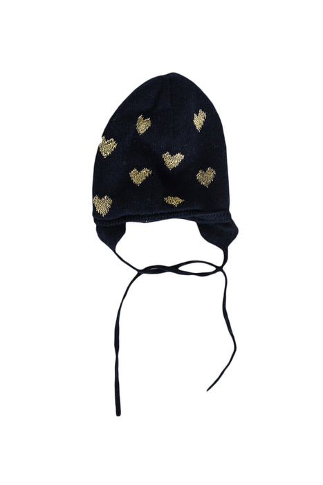 A Navy Hats Beanies & Caps from Jacadi in size 3-6M for girl. (Front View)