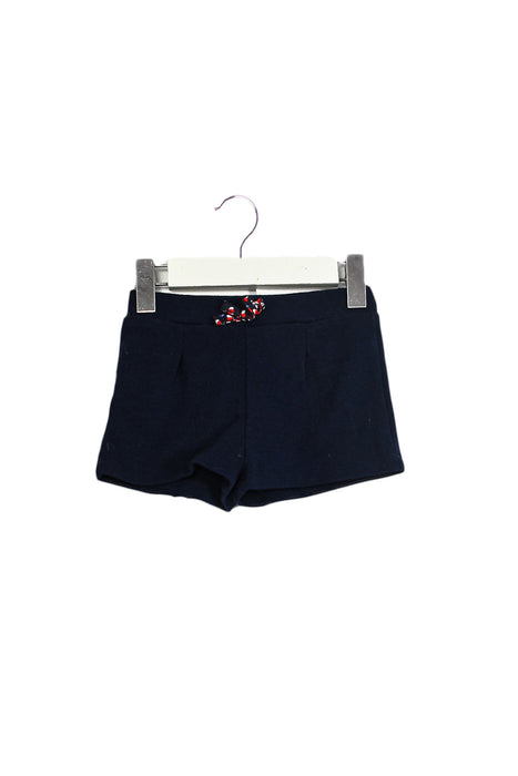 A Navy Shorts from Cadet Rousselle in size 3-6M for girl. (Front View)