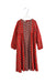 A Red Long Sleeve Dresses from I Pinco Pallino in size 6T for girl. (Front View)