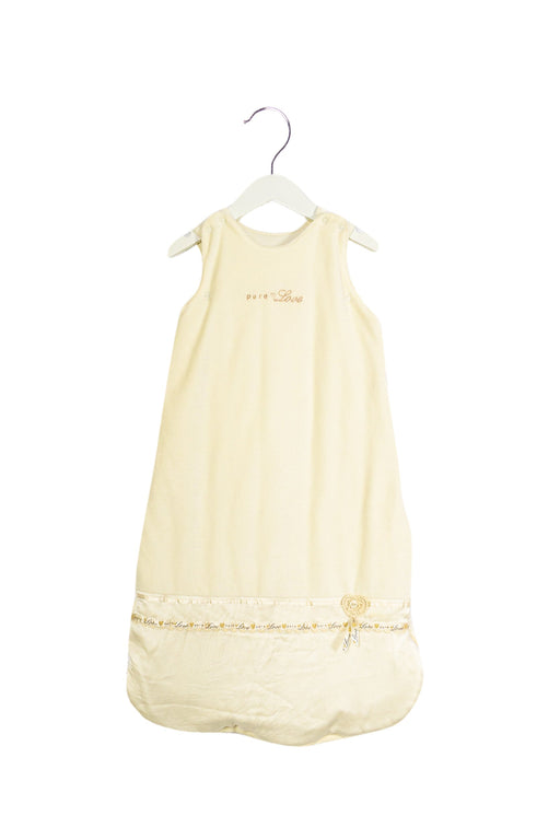 A Ivory Sleepsacs from Natures Purest in size 0-3M for girl. (Front View)