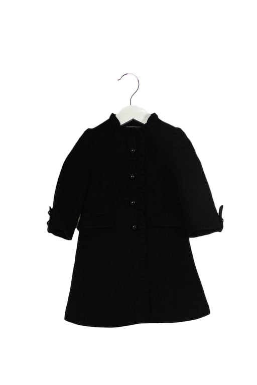 A Black Coats from Nicholas & Bears in size 12-18M for girl. (Front View)