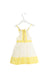 A White Sleeveless Dresses from Nicholas & Bears in size 6-12M for girl. (Back View)