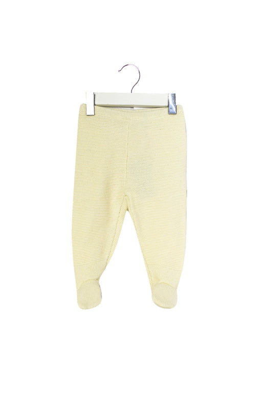 A Ivory Leggings from Jacadi in size 6-12M for girl. (Front View)