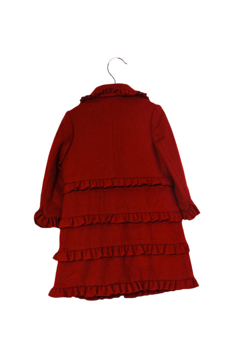 A Red Coats from Nicholas & Bears in size 2T for girl. (Back View)