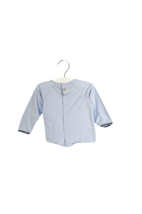 A Blue Long Sleeve Tops from Cadet Rousselle in size 6-12M for boy. (Front View)
