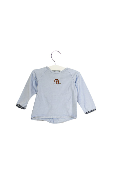 A Blue Long Sleeve Tops from Cadet Rousselle in size 6-12M for boy. (Back View)