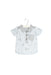 A Blue Short Sleeve Polos from Petit Lem in size 3-6M for boy. (Front View)