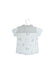 A Blue Short Sleeve Polos from Petit Lem in size 3-6M for boy. (Back View)