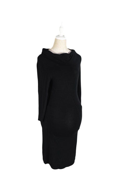 A Black Long Sleeve Dresses from I M Maternity in size S for maternity. (Front View)
