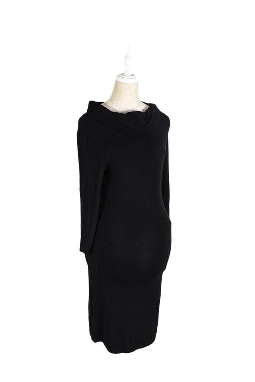 A Black Long Sleeve Dresses from I M Maternity in size S for maternity. (Front View)