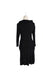 A Black Long Sleeve Dresses from I M Maternity in size S for maternity. (Back View)