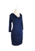 A Navy Long Sleeve Dresses from Noppies in size XS for maternity. (Front View)