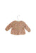 A Beige Long Sleeve Tops from Bout'Chou in size 3-6M for girl. (Back View)