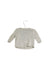 A Grey Cardigans from Oscar et Valentine in size 0-3M for girl. (Back View)