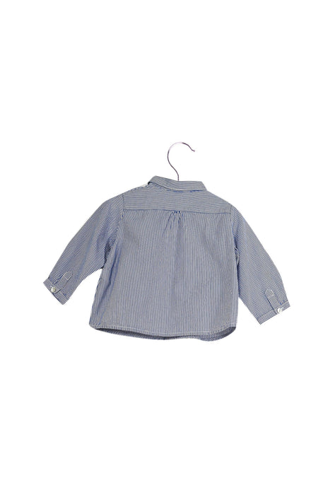 A Blue Long Sleeve Tops from Bonpoint in size 3-6M for girl. (Back View)