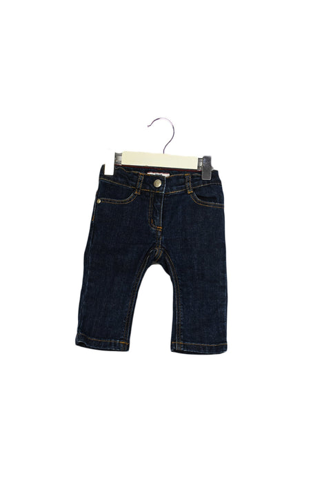A Blue Jeans from Jacadi in size 3-6M for girl. (Front View)