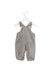 A Grey Long Overalls from Numae in size 3-6M for girl. (Back View)