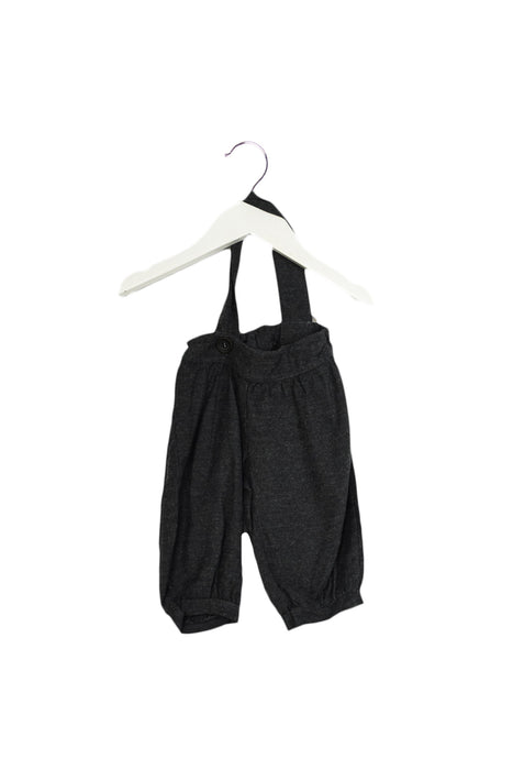 A Grey Long Overalls from Siseo Olive in size 0-3M for girl. (Front View)