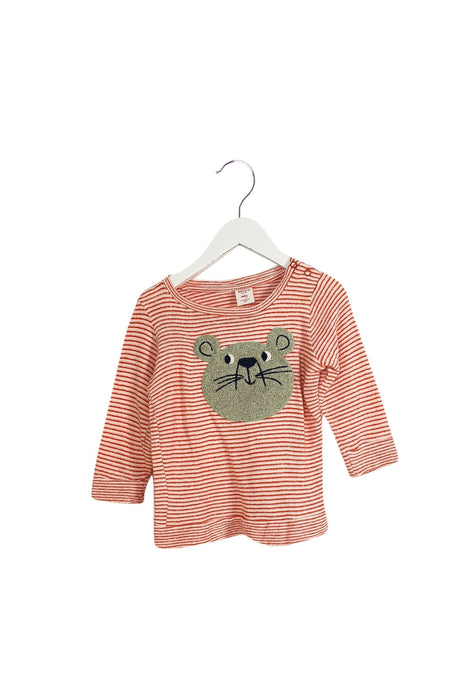 A Red Long Sleeve Tops from Seed in size 6-12M for neutral. (Front View)