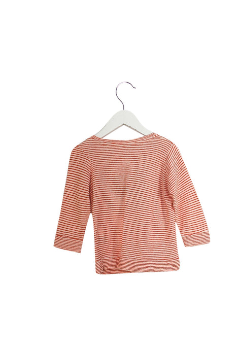 A Red Long Sleeve Tops from Seed in size 6-12M for neutral. (Back View)