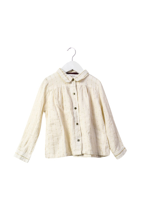 A Beige Shirts from Excuse My French in size 18-24M for girl. (Front View)