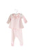 A Pink Pants Sets from Chickeeduck in size 6-12M for girl. (Front View)